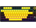 Клавиатури LORGAR KBP7075W, Wireless, Black/yellow, EN layout