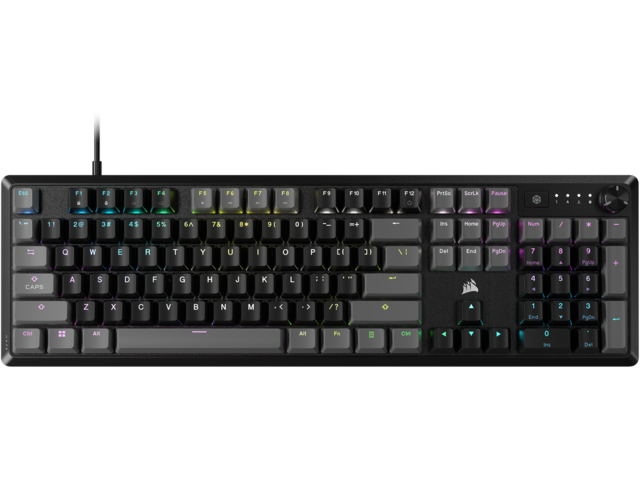 Клавиатури Corsair K70 CORE RGB Mechanical Gaming Keyboard — Carbon Gray