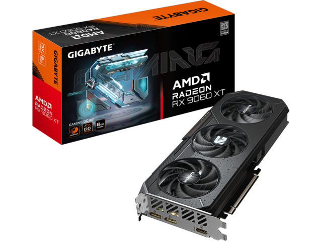 Видео карти GIGABYTE Radeon RX 9060 XT GAMING OC 8G
