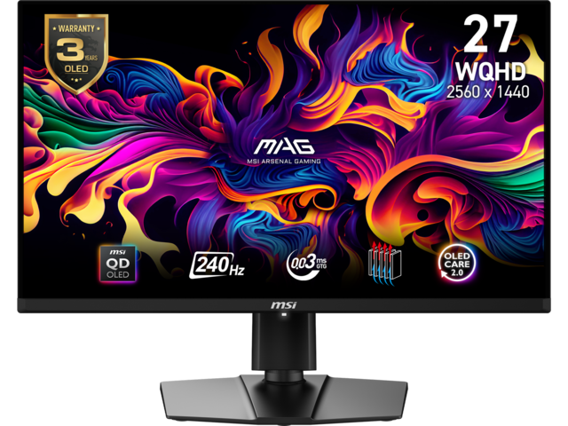 Монитори MSI MAG 271QPX QD-OLED E2, С фини драскотини на екрана
