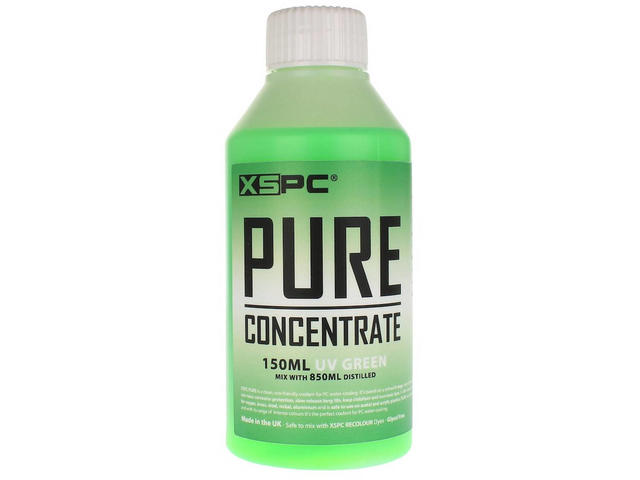 Течности XSPC PURE Coolant Concentrate, UV Green - 150 ml