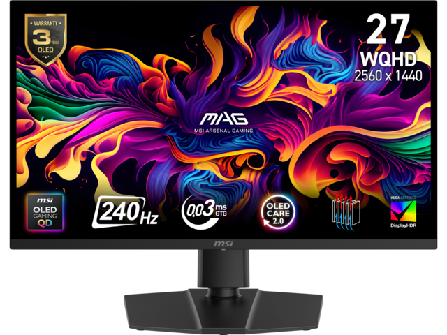 Монитори MSI MAG 271QP QD-OLED X24