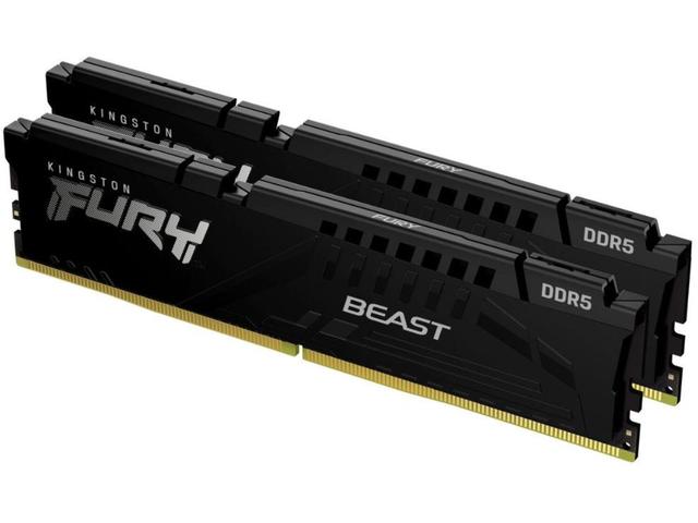 Оперативна памет 64GB (2x32GB) DDR5 5200 MT/s Kingston FURY BEAST, Разопакован продукт