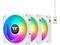 Вентилатори Thermaltake CT120 EX Reverse ARGB Sync Snow 3-Fan Pack