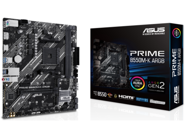 Дънни платки ASUS PRIME B550M-K ARGB