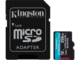 Карти памет 256GB microSDXC Kingston Canvas Go Plus Gen4