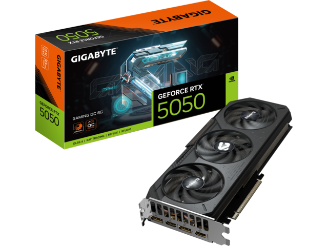 Видео карти GIGABYTE GeForce RTX 5050 GAMING OC 8G