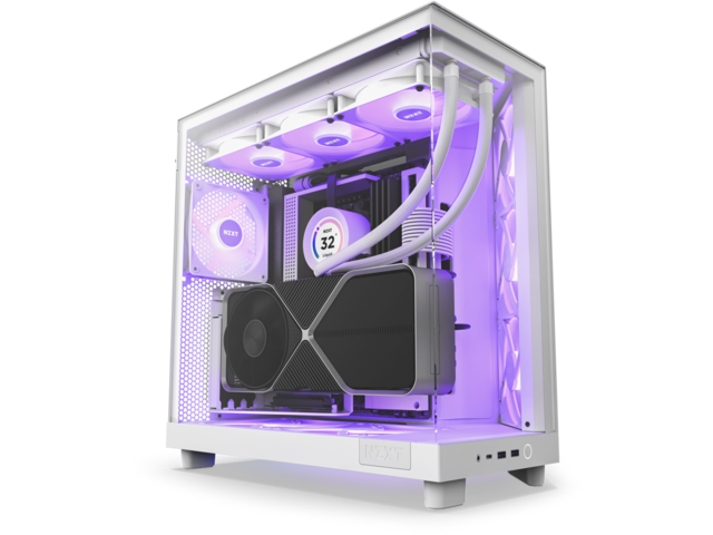 Кутии NZXT H6 Flow RGB Matte White
