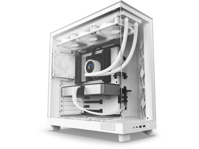 Кутии NZXT H6 Flow Matte White
