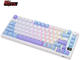 Клавиатури Royal Kludge RK-M75 Taro Milk, K Silver switch