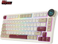Клавиатури Royal Kludge RK N80 Rosy Clouds, Red switch