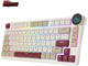 Клавиатури Royal Kludge RK N80 Rosy Clouds, Red switch