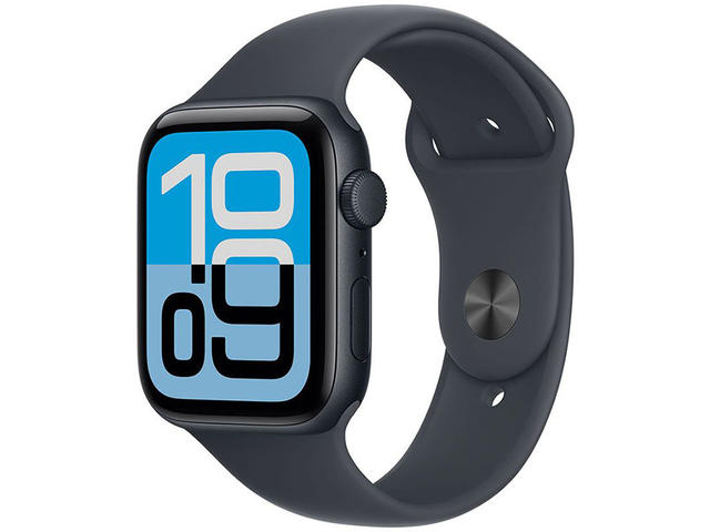Смарт часовници Apple Watch SE 3 GPS 40mm Midnight Aluminium Case with Midnight Sport Band - M/L
