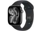 Смарт часовници Apple Watch Series 11 GPS 42mm Jet Black Aluminium Case with Black Sport Band - S/M