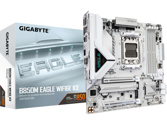 Дънни платки GIGABYTE B850M EAGLE WIFI6E ICE