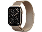 Смарт часовници Apple Watch Series 11 GPS + Cellular 46mm Gold Titanium Case with Gold Milanese Loop - S/M