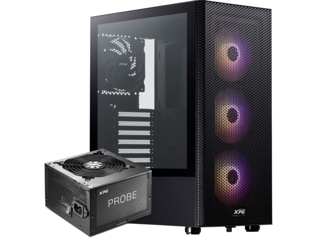 Кутии XPG VALOR MESH Black, с 650W захранване