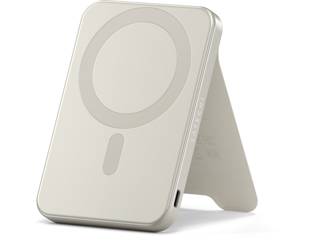 Външни батерии Satechi Qi2 5K Magnetic Power Bank with Stand - Sand