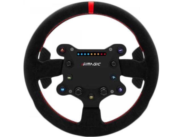 Волани и симулатори SIMAGIC GT Sport Steering Wheel 300mm, QR50, Shifter Paddles, alcantara