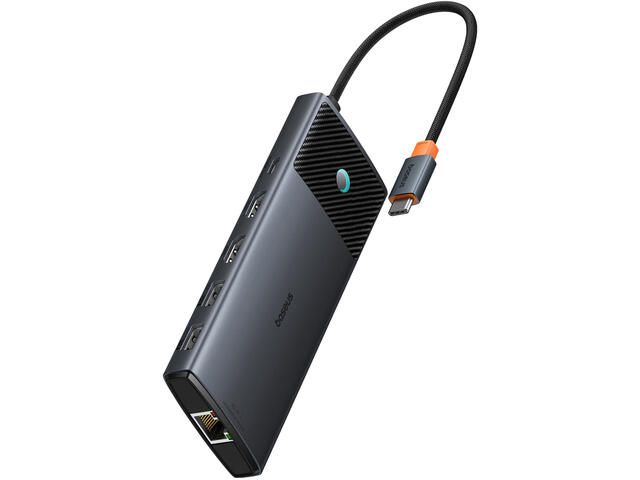 USB Хъб Baseus 10 в 1 Metal Gleam Series