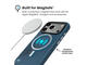 Калъфи Speck iPhone 17 Pro, Presidio2 Grip, MagSafe, Deep Sea/Silver Metallic
