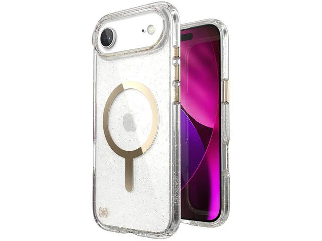 Калъфи Speck iPhone Air Presidio Lux MagSafe - GLITTER/GOLD METALLIC