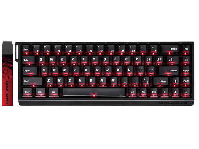 Клавиатури Madlions MAD 68 HE Flagship V2 - 8K, Magnetic Amber Pro Switches - Black