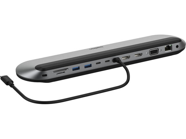 USB Хъб Belkin Connect Universal USB-C 11-in-1 Pro Dock - Silver