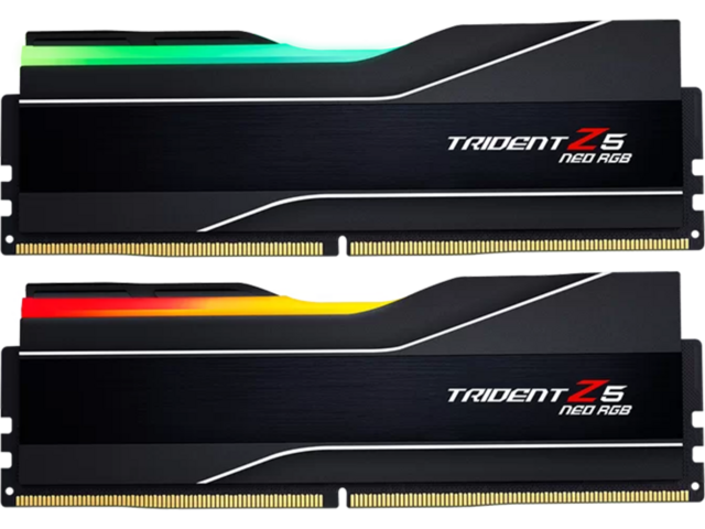 Оперативна памет 32GB (2x16GB) DDR5 6000 MT/s G.SKILL Trident Z5 Neo RGB Black 