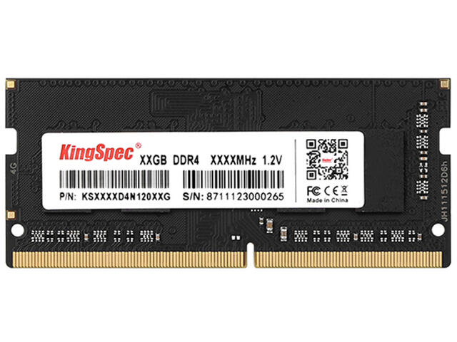 Оперативна памет 16GB DDR4 3200 MT/s KingSpec SODIMM