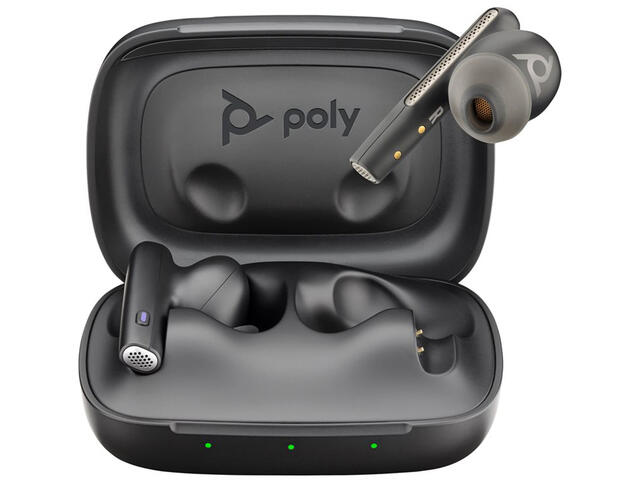 Слушалки HP Poly Voyager Free 60 UC M Carbon Black