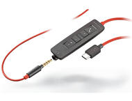 Слушалки HP Poly Blackwire 3225 стерео USB-C слушалки, 3,5 мм жак и USB-C/A адаптер (8X229A6)