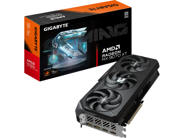 Видео карти GIGABYTE Radeon RX 9070 XT GAMING 16G
