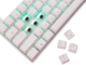 Клавиатури White Shark SHINOBI v2, Brown switches, бяла