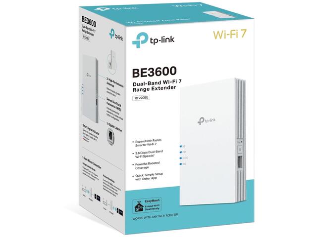 Безжични адаптери Удължител на обхват TP-Link RE220BE BE3600