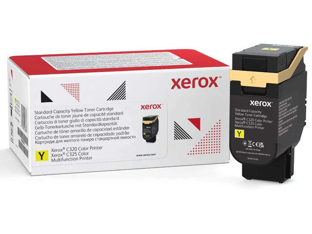 Консумативи Xerox Standard Capacity Toner Cartridge C320/C325, Yellow