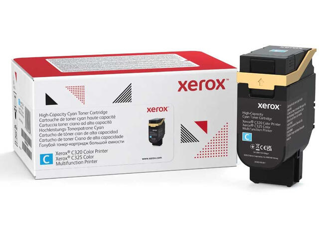 Консумативи Xerox High Capacity Toner Cartridge C320/C325, Cyan 