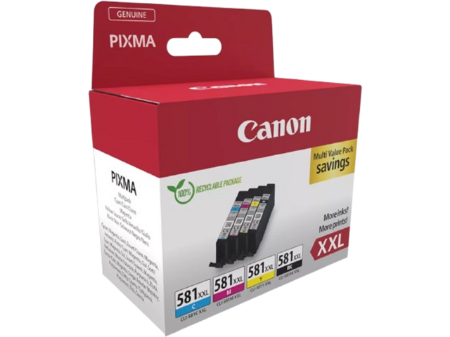 Консумативи Canon CLI-581 XXL BK/C/M/Y Multi Pack