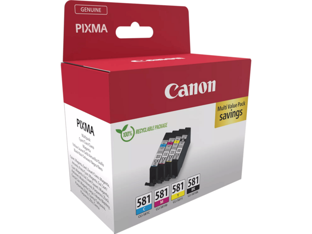 Консумативи Canon CLI-581 BK/C/M/Y Ink Cartridge Multi Pack