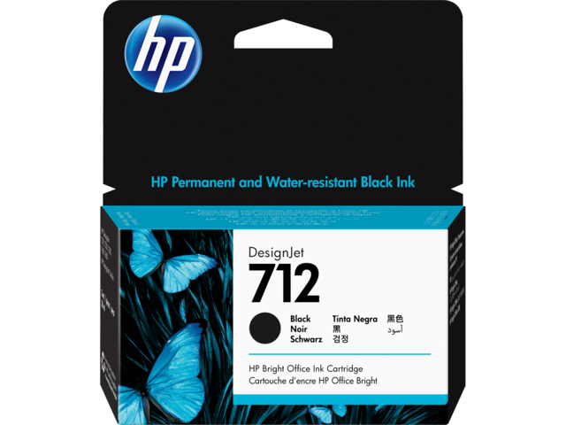 Консумативи HP 712 38-ml Black DesignJet Ink Cartridge