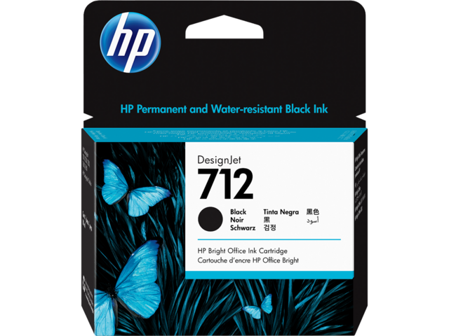 Консумативи HP 712 80-ml BlackDesignJet Ink Cartridge
