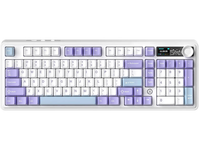 Клавиатури Ajazz AK980 V2 - (English US), Purple, White