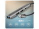 USB Хъб Axagon USB 4-в-1 хъб