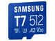 Карти памет 512GB Samsung T7 microSD Card microSDXC™ UHS-I Card