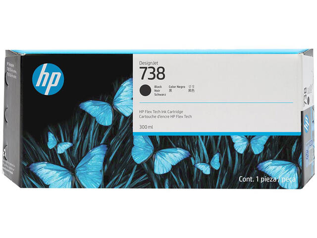 Консумативи HP 738 300-ml, Black