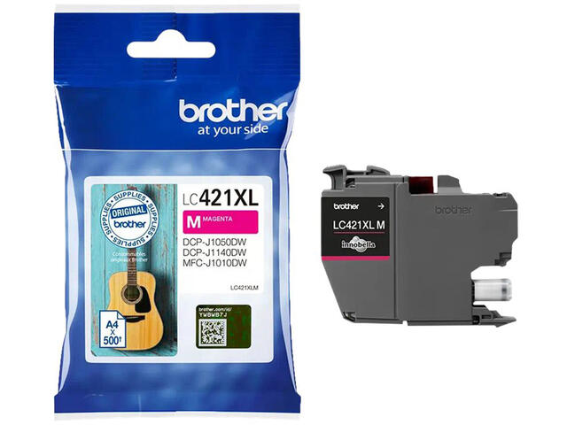 Консумативи Brother LC421XLM, Magenta