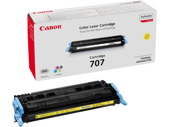 Консумативи Canon 707, Yellow