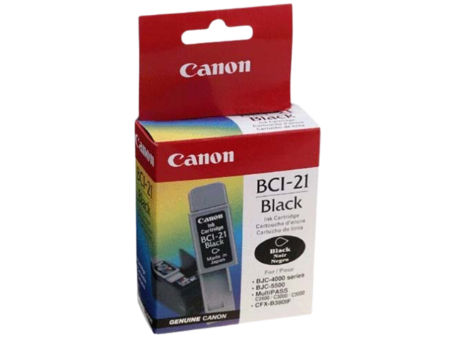 Консумативи Canon BCI-21BK, Black