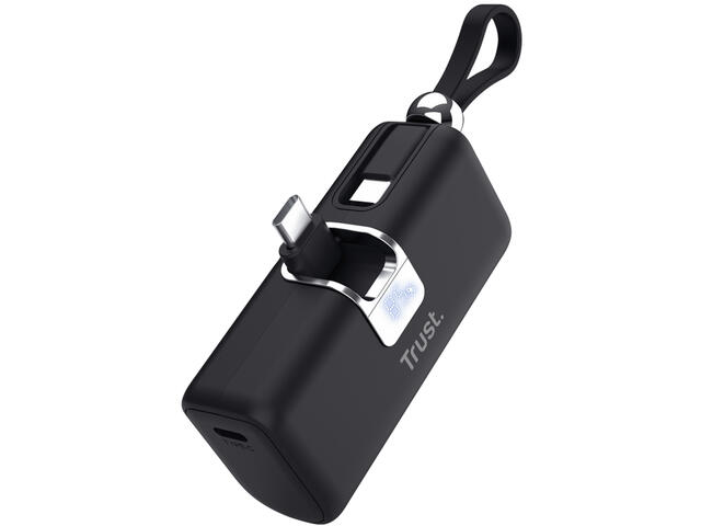 Външни батерии TRUST Pacto 5000 mAh Pocket Powerbank, Black