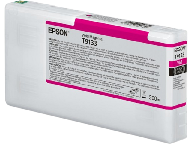Консумативи Epson T9133, Vivid Magenta